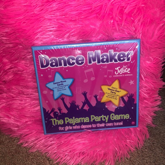 Justice Party Supplies Justice Dance Maker Pajama Party Game Set